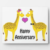 Gelukkig Giraffen Jubileum  Fotoplaat (Voorkant)