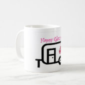 Gelukkig Glamper! Koffiemok (Voorkant links)