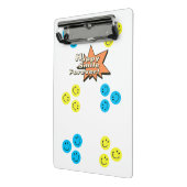 Gelukkig Glimlach Altijd Mini Klembord (Angled2)