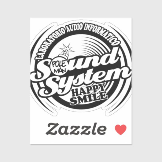 Gelukkig Glimlach Sticker (Vel)