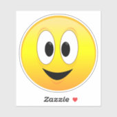 Gelukkig glimlachend gezicht sticker (Vel)