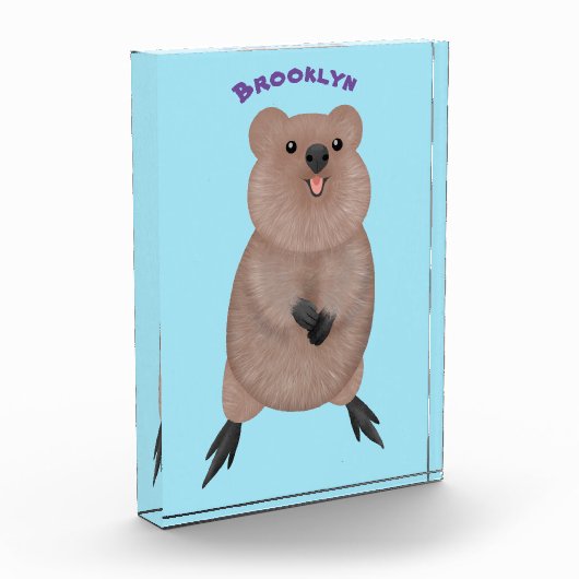 Gelukkig glimlachend schattig caka-cartoon ontwerp fotoblokken (Links)