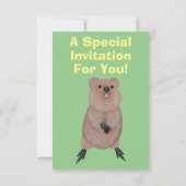 Gelukkig glimlachend schattig caka-cartoon ontwerp kaart (Achterkant)