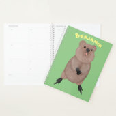 Gelukkig glimlachend schattig caka-cartoon ontwerp planner (Display)