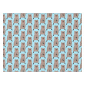 Gelukkig glimlachend schattig caka-cartoon ontwerp tafelkleed (Voorkant (Horizontaal))