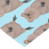 Gelukkig glimlachend schattig caka-cartoon ontwerp tafelkleed (Gekanteld)