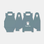 Gelukkig glimlachend tandheelkundig tand Cute Hart Bedankdoosjes (Uitgevouwen)