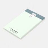 Gelukkig glimlachend tandtandheelkundig deeg post-it® notes (Schuin)