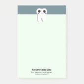 Gelukkig glimlachend tandtandheelkundig deeg post-it® notes (Voorkant)