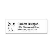 Gelukkig glimlachend tandtandheelkundig deeg  zelfinktende stempel (Design)