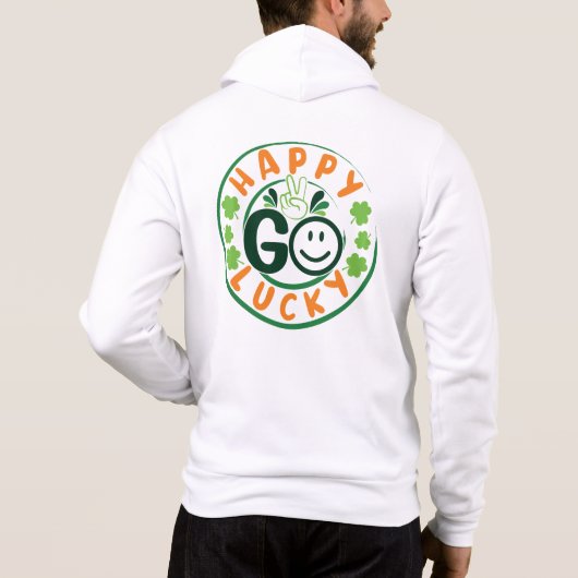 Gelukkig Go Lucky-52904 Hoodie (Achterkant)