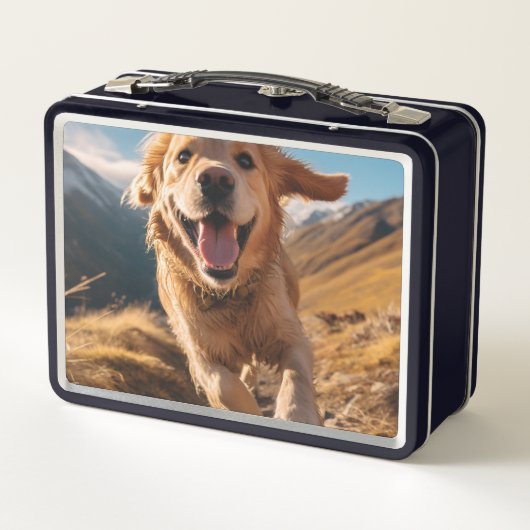 Gelukkig Golden Retriever Running (Achterkant)