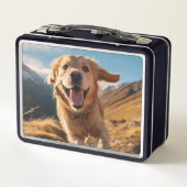 Gelukkig Golden Retriever Running (Achterkant)