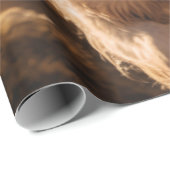 Gelukkig Golden Retriever Running Cadeaupapier (Rol Hoek)