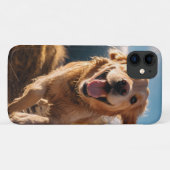 Gelukkig Golden Retriever Running Case-Mate iPhone Case (Achterkant (horizontaal))