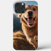 Gelukkig Golden Retriever Running Case-Mate iPhone Case (Achterkant)