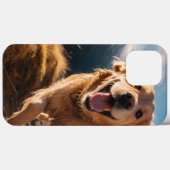 Gelukkig Golden Retriever Running Case-Mate iPhone Case (Achterkant (horizontaal))