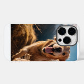 Gelukkig Golden Retriever Running Case-Mate iPhone Case (Achterkant (horizontaal))