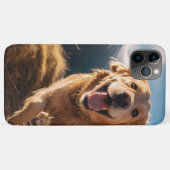 Gelukkig Golden Retriever Running Case-Mate iPhone Case (Achterkant (horizontaal))