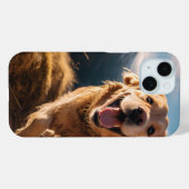 Gelukkig Golden Retriever Running Case-Mate iPhone Case (Achterkant (horizontaal))