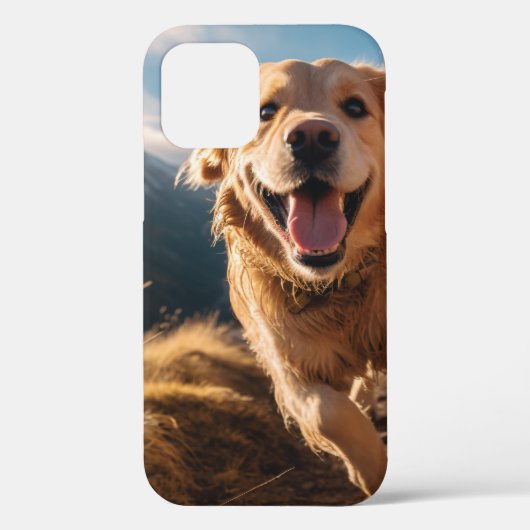 Gelukkig Golden Retriever Running Case-Mate iPhone Case (Achterkant)