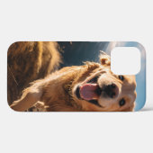 Gelukkig Golden Retriever Running Case-Mate iPhone Case (Achterkant (horizontaal))