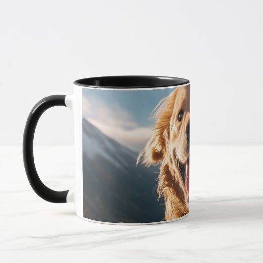 Gelukkig Golden Retriever Running Mok (Links)