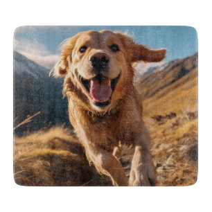 Gelukkig Golden Retriever Running Snijplank