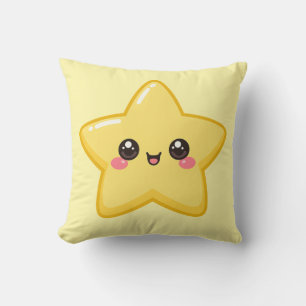 Gelukkig Gouden Ster Kawaii Kussen Kussenhoes