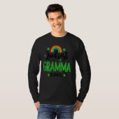 Gelukkig Gramma Ever St Patrick S Day Rainbow Clov T-shirt (Voorkant volledig)
