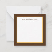 Gelukkig Grateful Blessed sunflower personaliseer  Notitiekaartje (Achterkant)