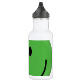 Gelukkig groen gezicht waterfles  (Rechts)