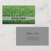 Gelukkig groen rijstveld visitekaartje (Voorkant / Achterkant)