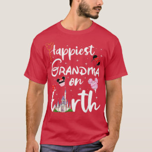 Gelukkig grootmoeder op aarde T T-shirt