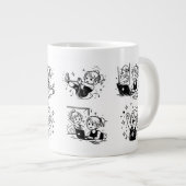 gelukkig grote koffiekop (Voorkant rechts)
