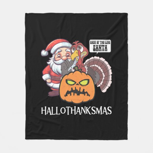 Gelukkig Hallothaammas Fleece Deken (Voorkant)