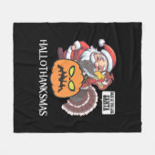 Gelukkig Hallothaammas Fleece Deken (Voorkant (Horizontaal))
