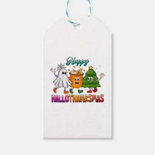 Gelukkig Hallothanksmas Cadeaulabel