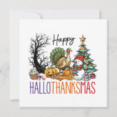 Gelukkig Hallothanksmas ClipArt (Achterkant)