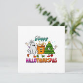Gelukkig Hallothanksmas Kaart (Staand voorkant)