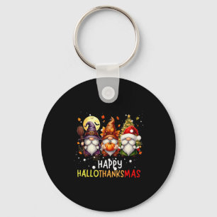 Gelukkig Hallothanksmas Kabouter Liefhebber Hallow Sleutelhanger