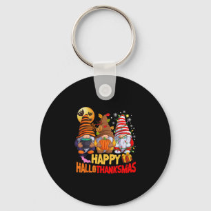 Gelukkig Hallothanksmas Kabouter Liefhebber Hallow Sleutelhanger