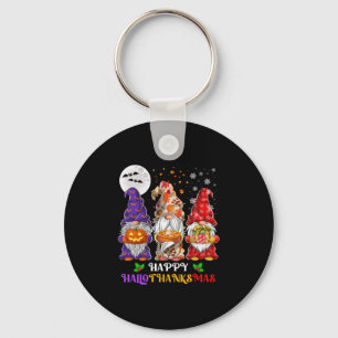 Gelukkig Hallothanksmas Kabouter Liefhebber Hallow Sleutelhanger