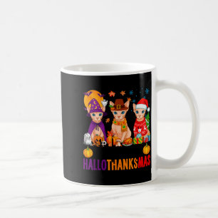 Gelukkig Hallothanksmas Sphynx Katten Halloween Da Koffiemok