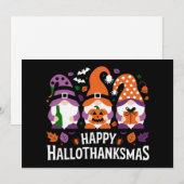Gelukkig Hallothanksmis Kabouter Liefhebber Pretti Feestdagenkaart (Voorkant / Achterkant)