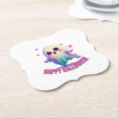 Gelukkig Halloween 06.b Kartonnen Onderzetters (Gekanteld)