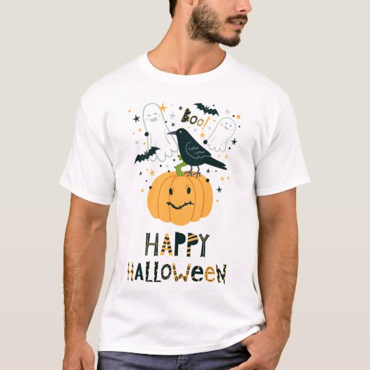 Gelukkig Halloween 2024 T-shirt (Voorkant)