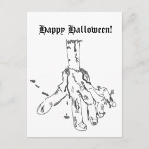 Gelukkig Halloween Ansichtkaart Feestdagenkaart