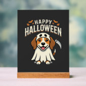 Gelukkig Halloween Beagle Hond Design_1 Acryl Bord (Neutraal)