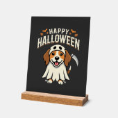 Gelukkig Halloween Beagle Hond Design_1 Acryl Bord (Hoek)